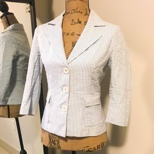 Seersucker Blazer